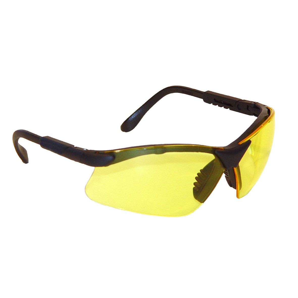 Revelation™ Safety Eyewear - Black Frame - Amber Lens - Tinted Lens